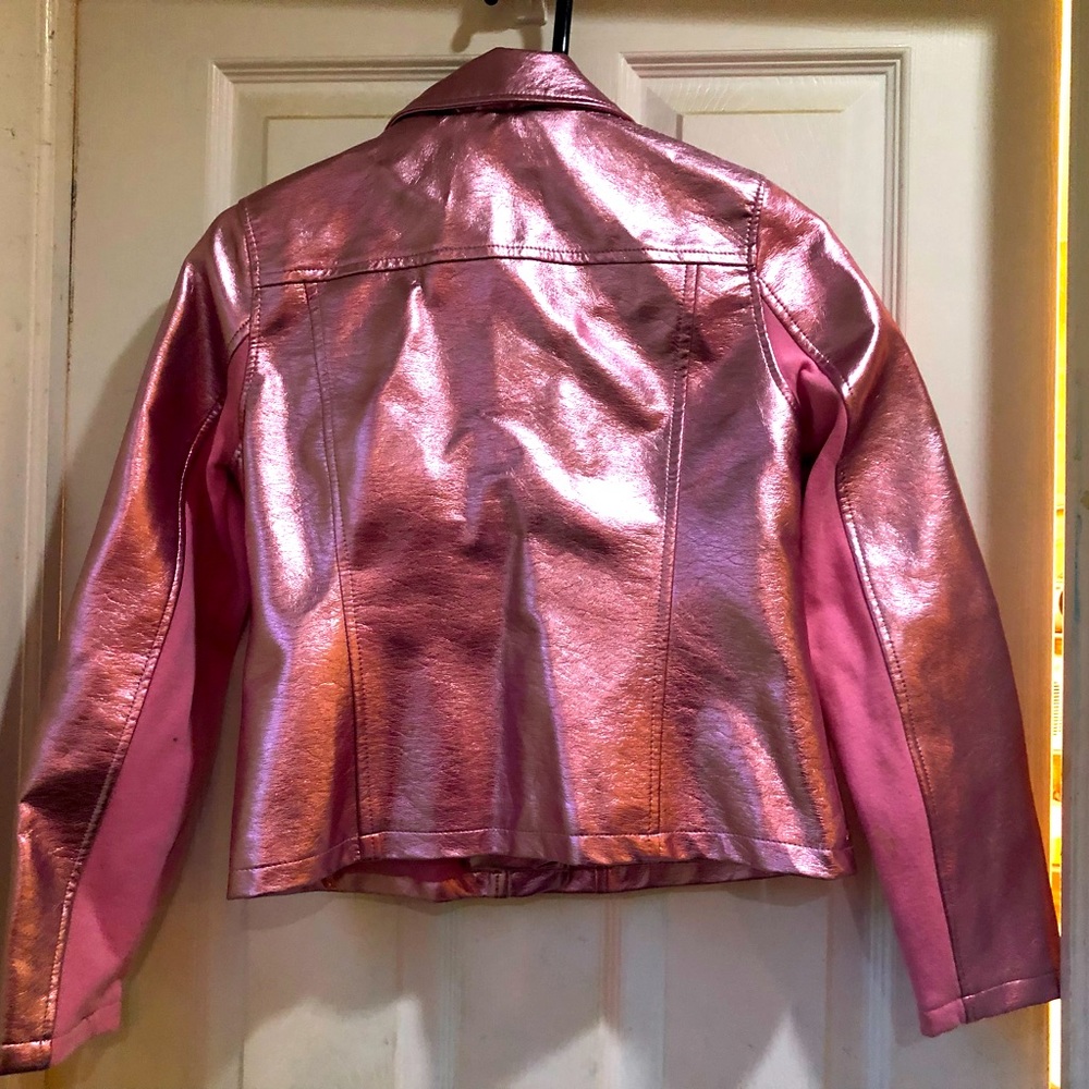 Justice girls motorcycle jacket